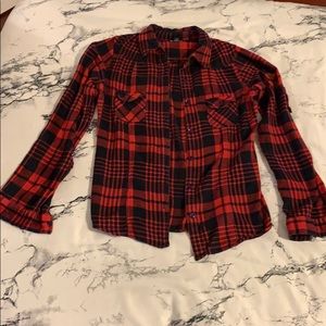 *SOLD* Flannel Red & Black